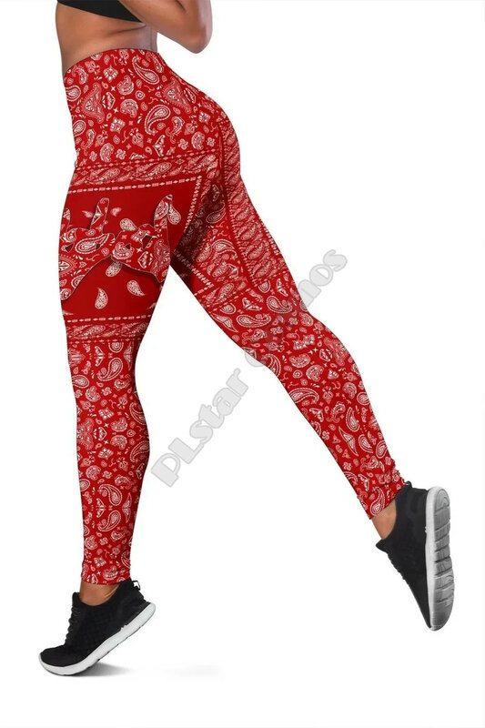 Legginsy Blood Gang legginsy z nadrukiem 3D Sexy elastyczne legginsy damskie Skinny legginsy gotyckie