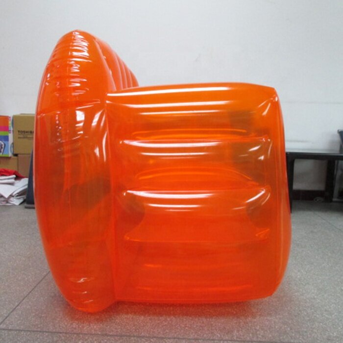 Sofá Inflable de PVC para ocio, silla de playa transparente, precio barato