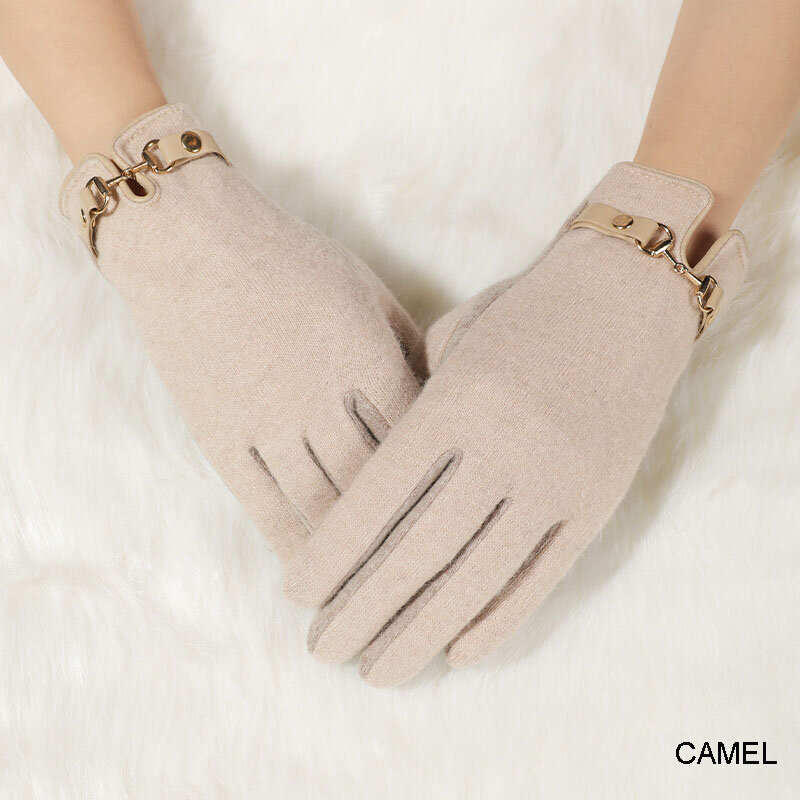 Lady rękawiczki damskie zimowe rocznika ekran dotykowy jazdy utrzymać ciepłe wiatroszczelne rękawice wełniane futra królika kaszmirowe rękawiczki Dropshiping
