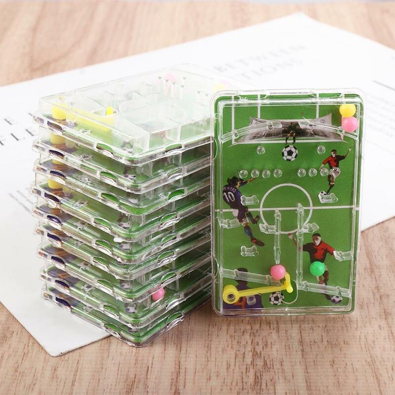 10pcs/set Football Maze Game Early Educational Toy for Kids Birthday Party Decoration Favors Rolling Ball Game Toy
