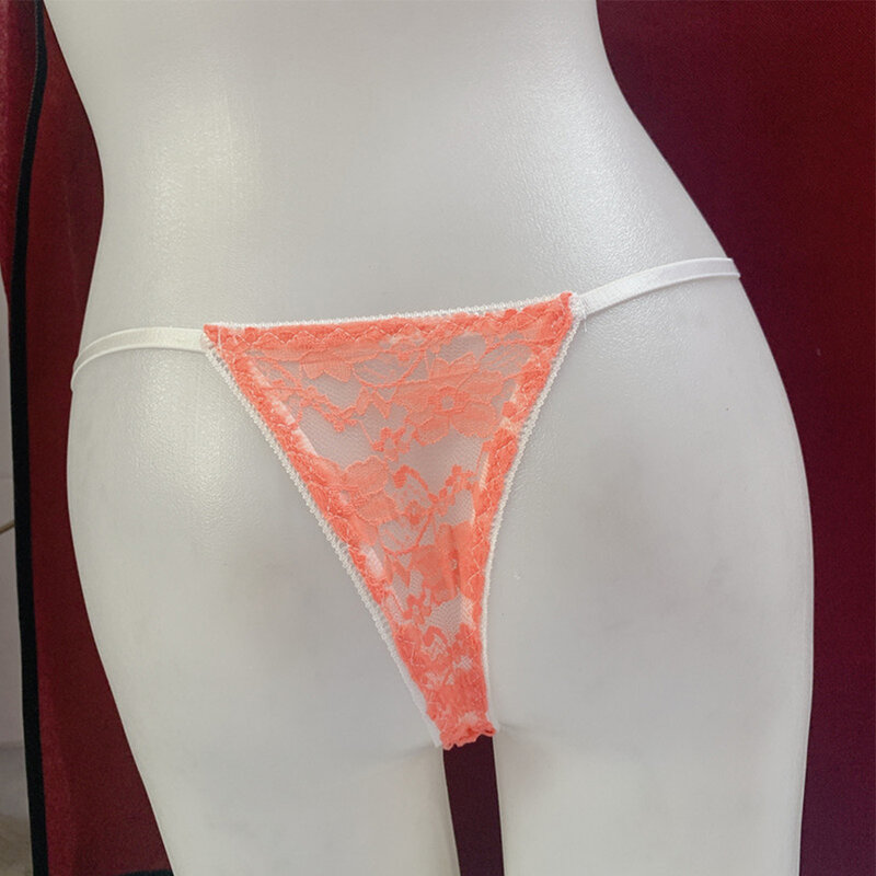 Mulheres Sexy Briefs Lace Loe Rise Underwear T-back Hight Cut Calcinhas Thin Mesh Thongs Ver-através G-String Elasticidade Cuecas