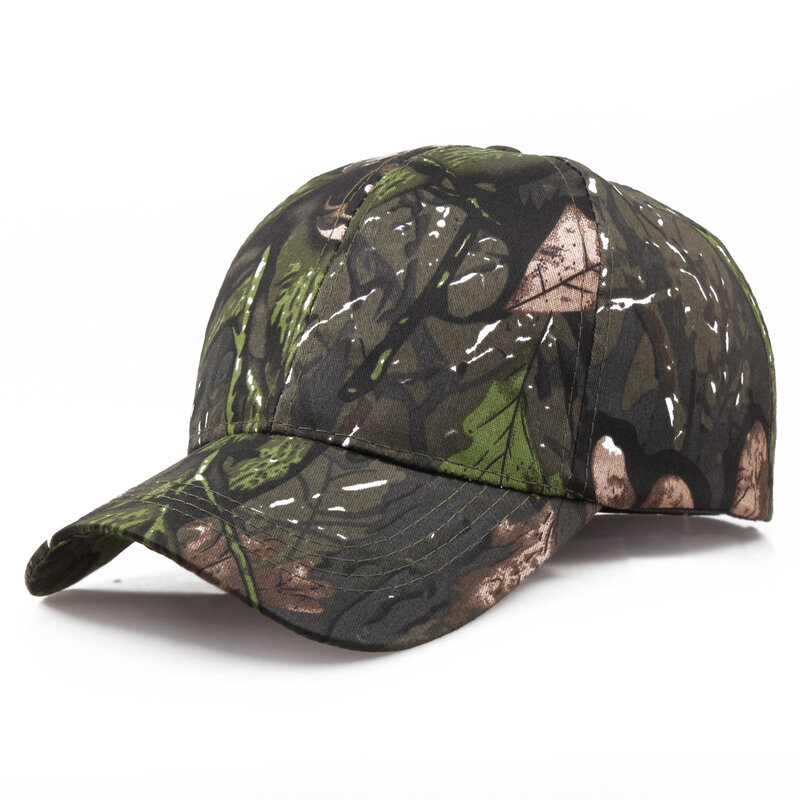 2022 New Camo Baseball Cap Fishing Caps Men Outdoor Hunting Camouflage Jungle Hat Airsoft Tactical Hiking Casquette Hat