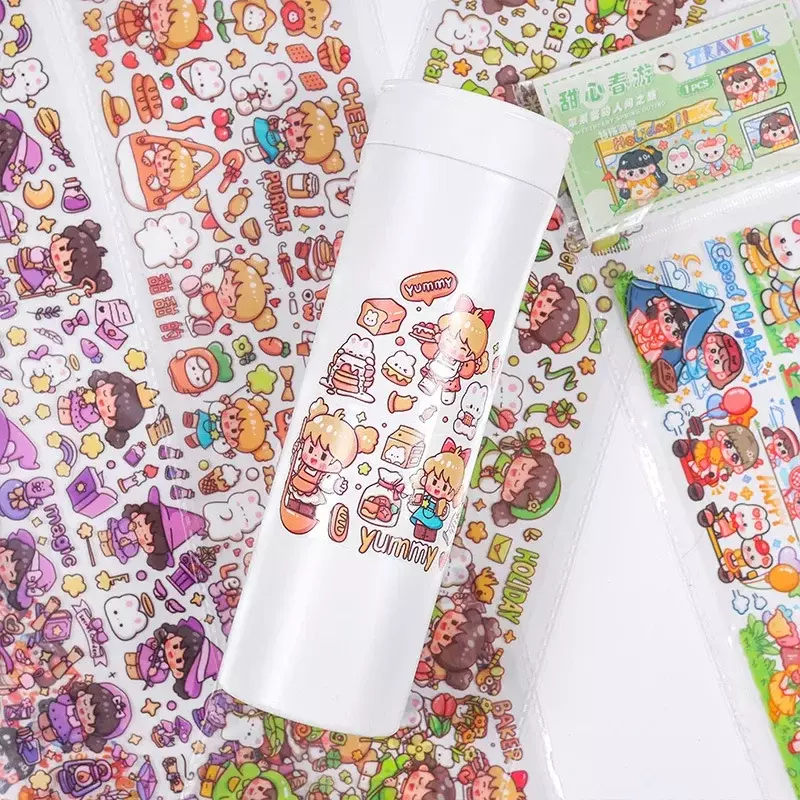 New Sanrio Sweetheart Park Pet Special Oil Tandem Handbill Pvc Tape Diy Handbill Diary Sticker Children's Gooka Material Sticker