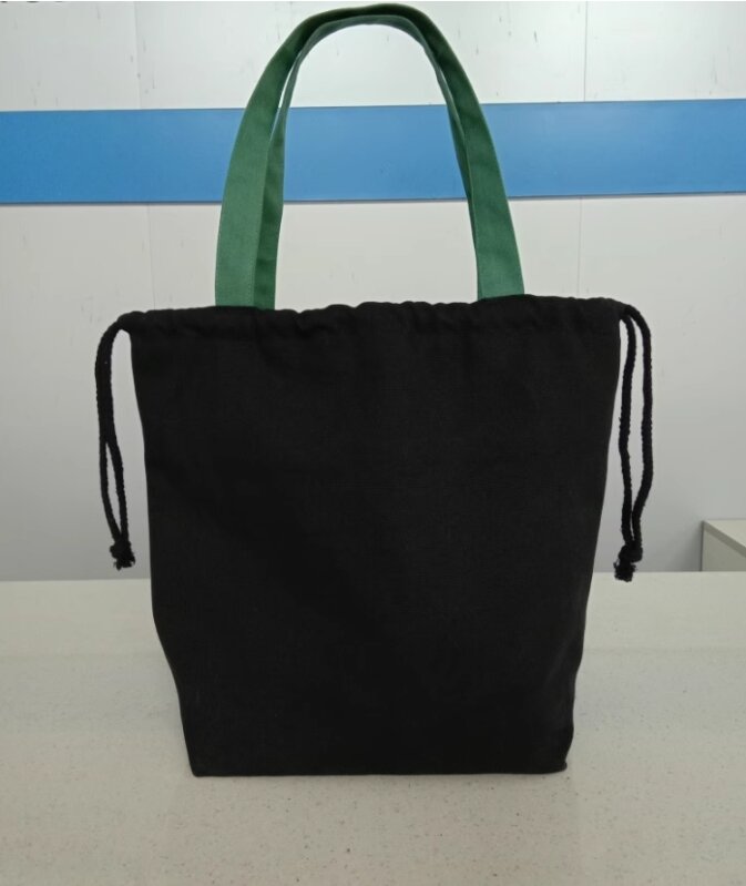 Handtasche benutzer definierte Leinwand Tasche gedruckt Logo Single Shoulder Doppels ch ulter Baumwoll tasche Einkaufstasche Umhängetasche Aufbewahrung tasche