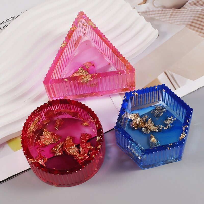 Смоляная банка формы силиконовая форма для DIY коробка для хранения коробка конфет контейнер для ювелирных изделий Прямая