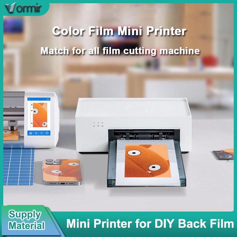VORMIR Printer Film belakang warna-warni untuk penutup belakang ponsel DIY stiker pelindung mesin Printer foto DIY cetak kulit belakang