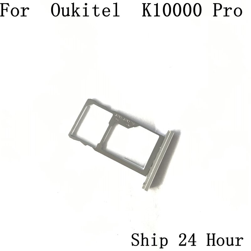 Oukitel ถาดใส่ซิมกระเป๋าเก็บบัตร K10000 Pro ช่องเสียบบัตรอะไหล่สำหรับซ่อมชิ้นส่วนทดแทนสำหรับซ่อม oukitel K10000 Pro