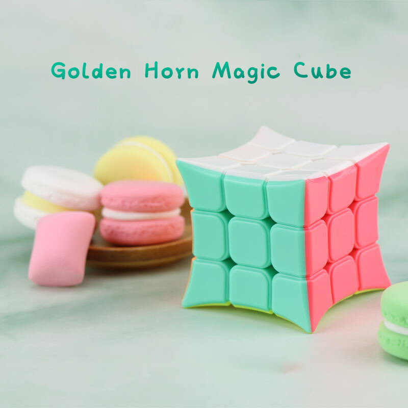 JinJiao cubo mágico rompecabezas, cubo cóncavo, 3x3x3 capas, sin pegatinas, profesional, juego de lógica educativo, juguetes, regalos para niños