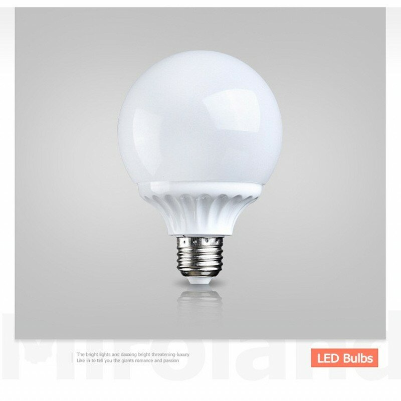 屋外ライト、省エネランプ、冷温、白、e27、ac 220v、240v、smd2835、g80、g90、9w、15w用の調光可能なLED電球1〜10個