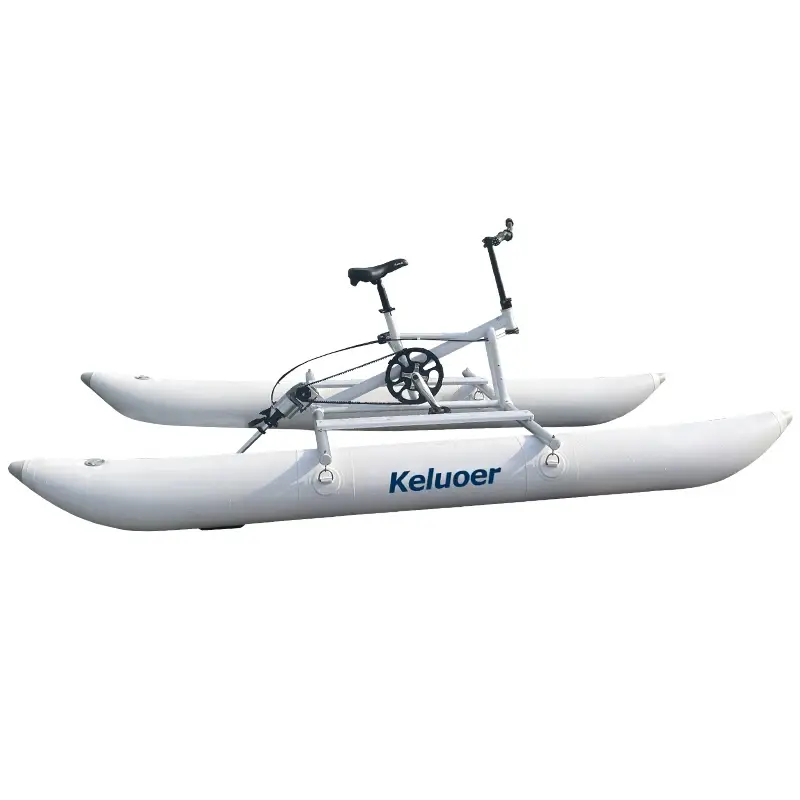 Fitness na świeżym powietrzu przygodowy oceaniczny rower wodny sportowy przenośny nadmuchiwany rower z pływakiem wodnym