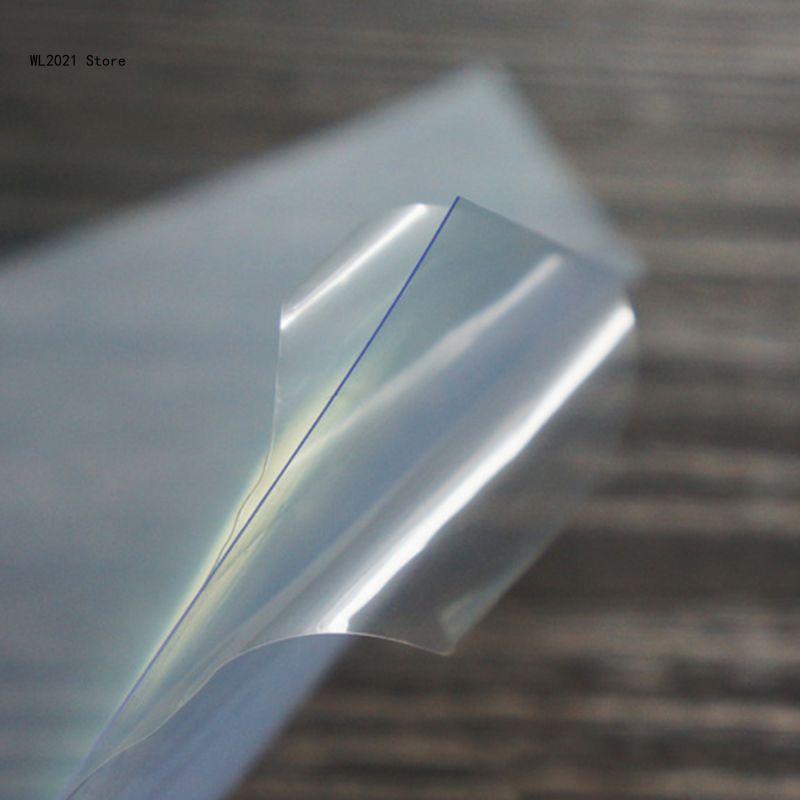 Lembar Kerajinan Bening Plastik Fleksibel untuk Memotong Kertas Film Pelindung Penyegelan Transmisi Tinggi Halus Tahan Pecah