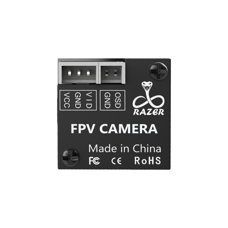 Foxeer-Mini cámara de baja latencia para Dron de carreras a control remoto, cámara de visión en primera persona, baja latencia, bajo ruido, 1200TVL, 0.00001Lux, 2,1mm, PAL/NTSC, Cat 3