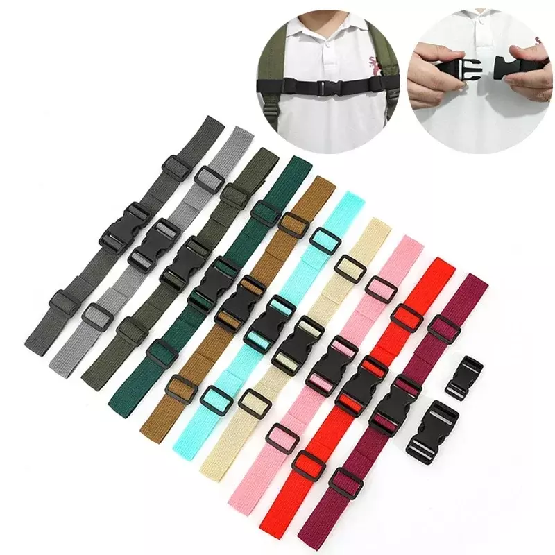 Backpack Chest Bag Strap Harness Adjustable Shoulder Strap For Bag Outdoor Camping Tactical Bags Straps Accessories For Backpack