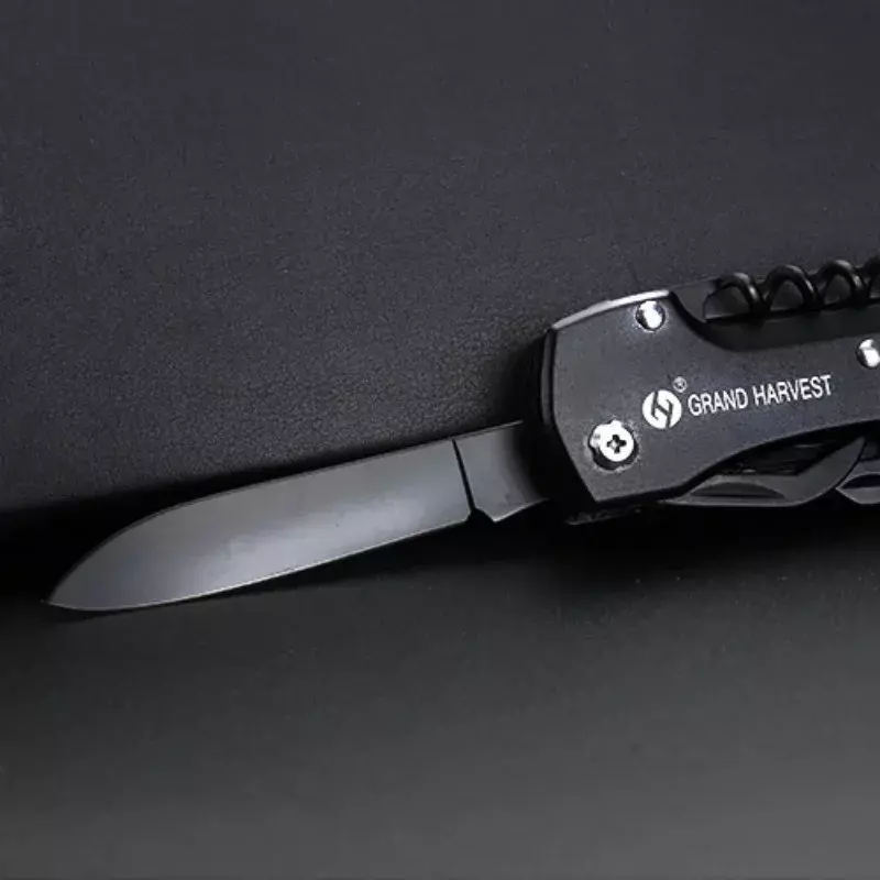 Gorąca wyprzedaż 11 funkcjonalny szwajcarski nóż składany ze stali nierdzewnej narzędzie wielofunkcyjne noże wojskowe noże biwakowe Survival kieszonkowe
