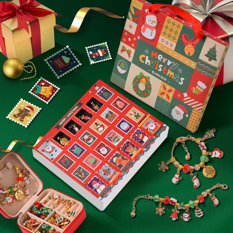 Рождественский подарок, детский браслет ручной работы из бисера, материал «сделай сам» с бисером, 6 креативных браслетов для девочек, игрушка на день рождения