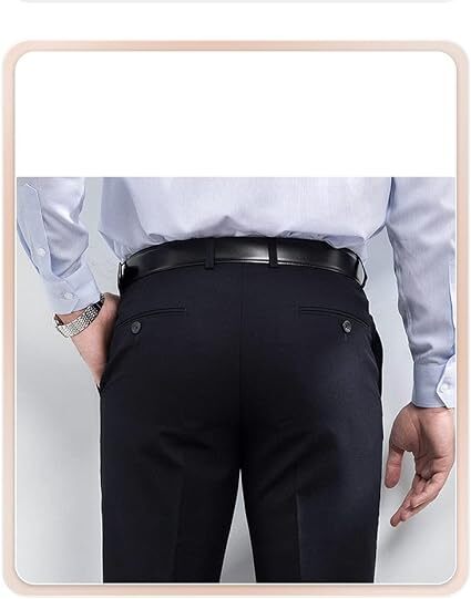 กางเกงผู้ชายเดรส Comfort สลิมฟิตคลาสสิกกางเกงลำลองพรีเมี่ยม
