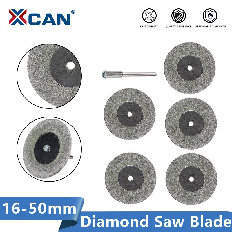 XCAN Mini Cutting Disc untuk Rotary Aksesoris Diamond Grinding Wheel Rotary Alat Circular Saw Blade Abrasive Cakram Berlian