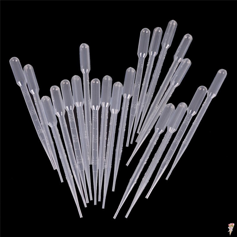 4/20pcs  Disposable Plastic Squeeze Transfer Pipettes Dropper For Silicone Mold UV Epoxy Resin Jewelry Making 3ML