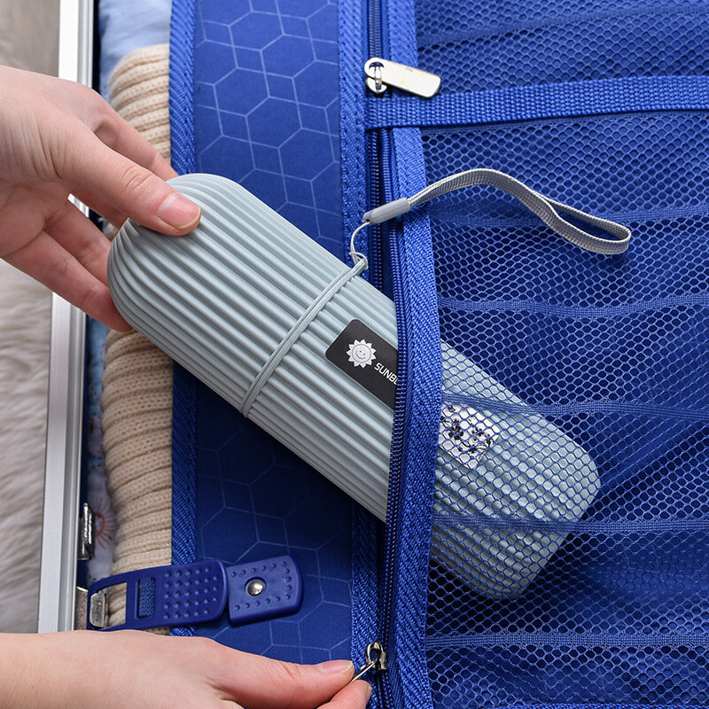Portaspazzolino portatile per dentifricio custodia protettiva per custodia da campeggio da viaggio