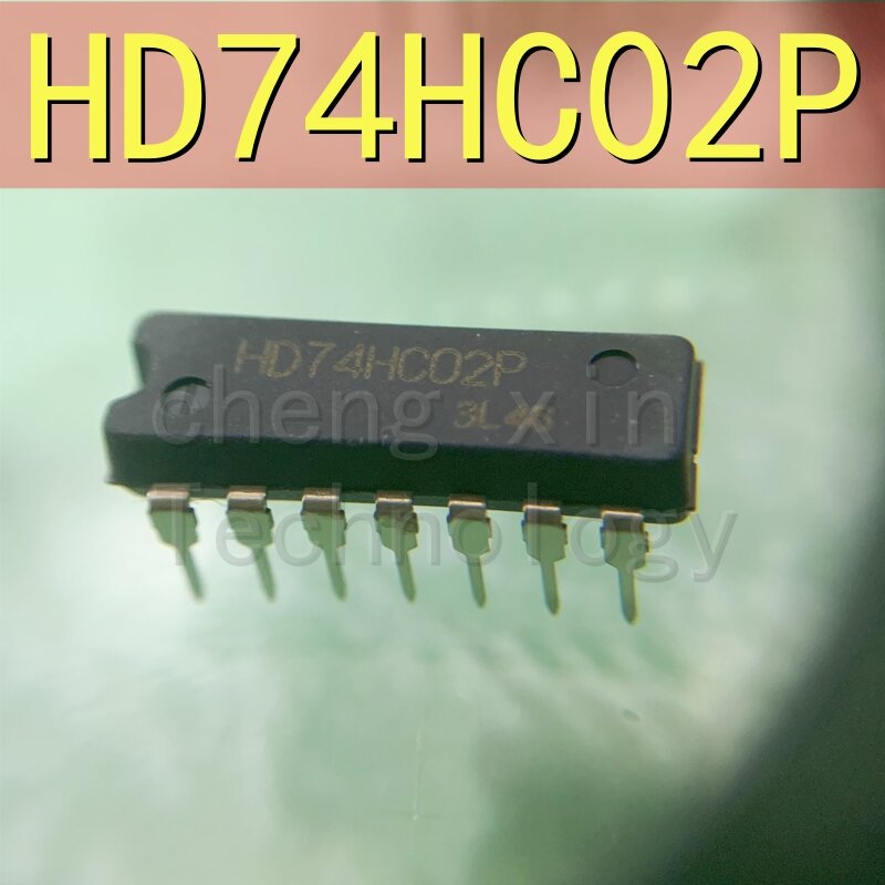 HD74HC02P-Carte mère/pilote/émetteurs-récepteurs, HD74HC04P DIP-14, importation d'origine HD74HC08P HD74HC02