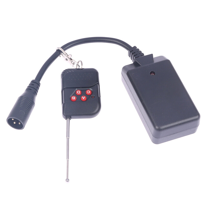 Портативный 3-контактный беспроводной приемник XLR с дистанционным управлением для дымовой машины, контроллер для сцены DJ, приемник для запотевания, 400 Вт, 900 Вт