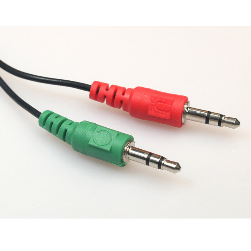 Cable adaptador de auriculares para teléfono móvil, divisor de micrófono de Audio auxiliar de 100mm, 1 hembra a 2 macho, 10-3,5 piezas