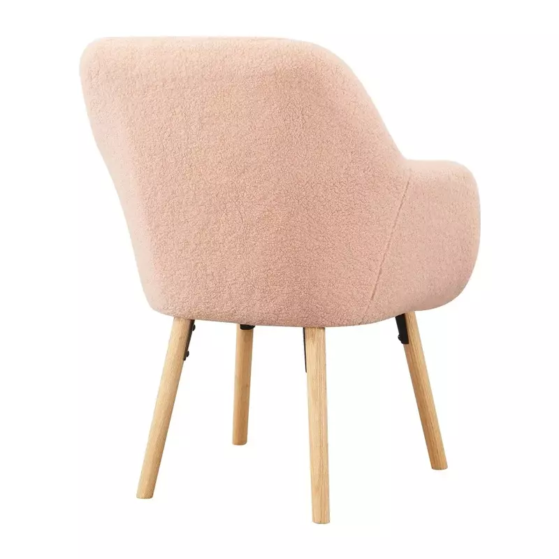 Backrest Chair Take a Seat Charlotte Wingback Sherpa Accent Armchair Living Room Chairs Home Furniture