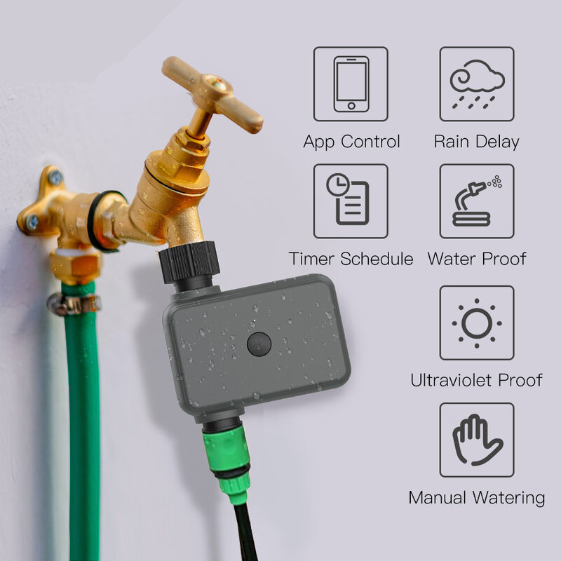 Applicance-Control Irrigation Water Valves Stable Automatic Irrigation Controller For Home Garden Lawn