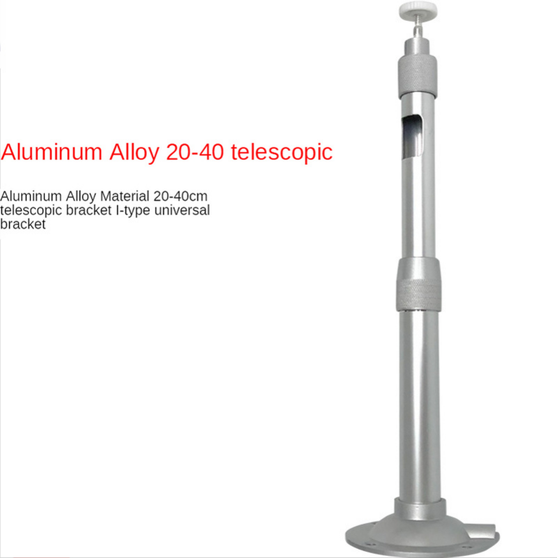 Soporte telescópico de aleación de aluminio para Monitor, poste de monitoreo de extensión para cámara, largo, 20-40cm, 30-60cm, 40-80cm
