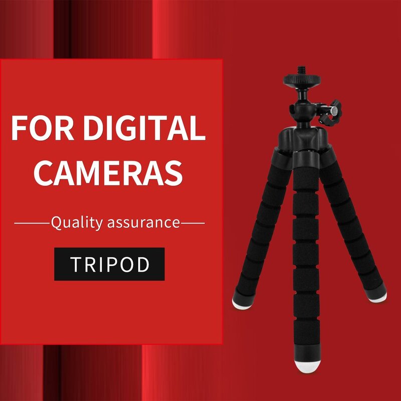 Adaptor dudukan Tripod, dudukan ponsel Tripod klip braket kamera untuk Selfie Self-Timer Monopod Tripod Mount adaptor
