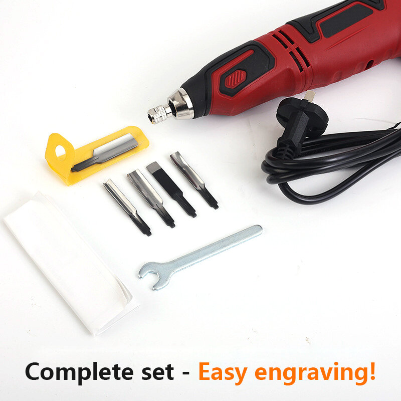 220V 60W Woodworking Engraving Machine Electric Carving Knife Small Carved DIY Electrical Tools For Root Carving Carpentry