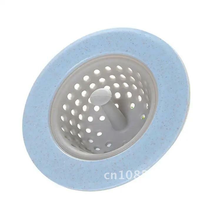 Filtro de fregadero de silicona para cocina, filtro de orificio de drenaje de ducha, captura de pelo, accesorios de baño