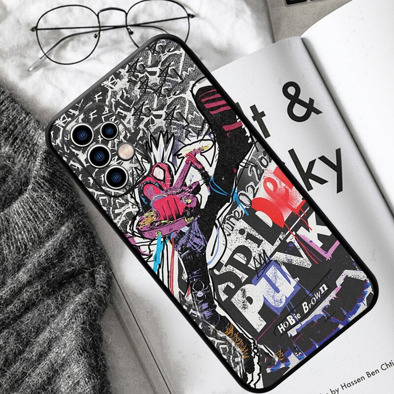 Hobie casing ponsel Punk cokelat, casing ponsel untuk SAMSUNG Galaxy A54 53 52 51 F52 A71 note20 ultra S23 M30 M21