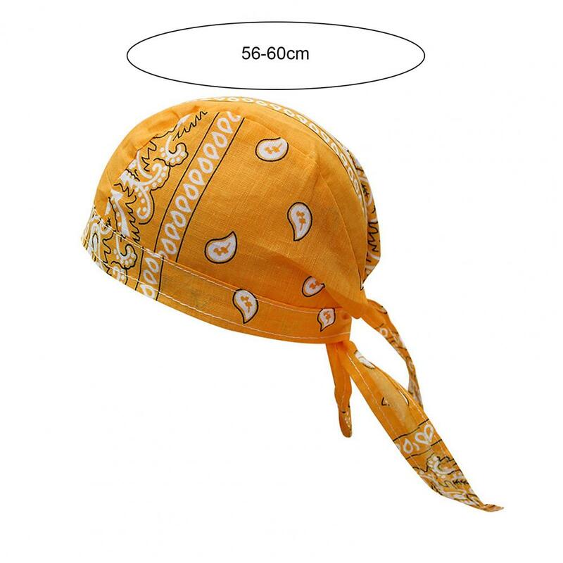 Bandana Multi-color Hip Hop Headwear Cotton Outdoor Beanie Hat Cashew Printing Pirate Headscarf Beanie Hat For Streetwear