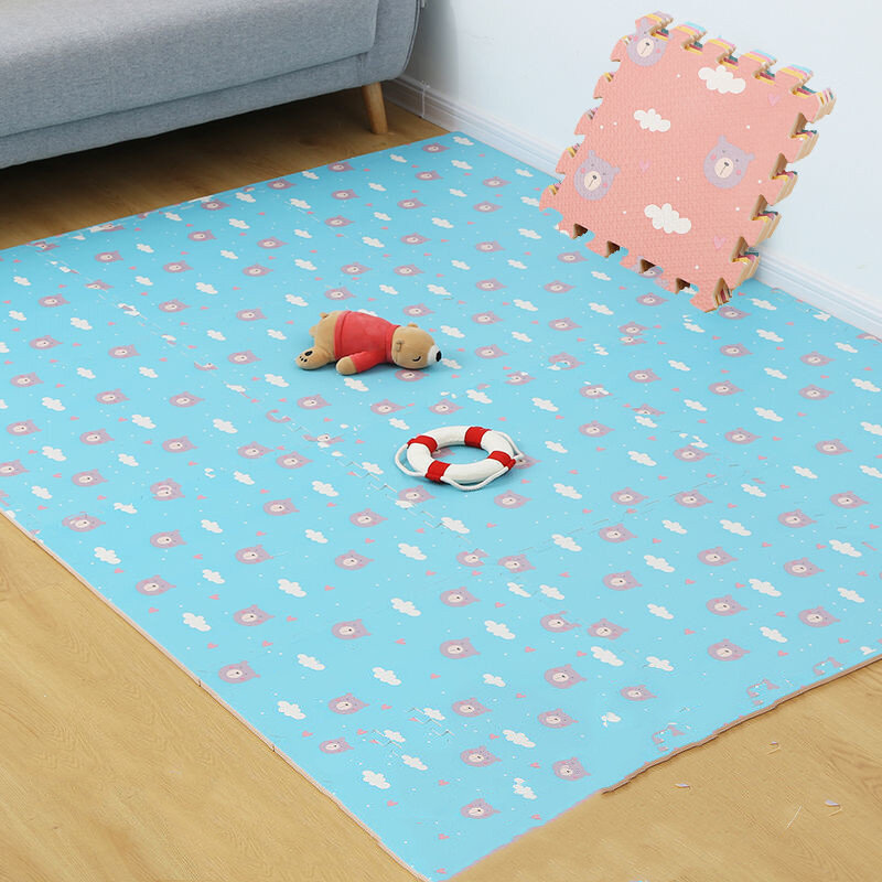 Tappetino per attività da 16 pezzi per tappetino per Puzzle per bambini tappetino da gioco per bambini 30x30cm tappetini da gioco per orsi Tatame tappetino per sala giochi tappetino per gattonare tappetino per piedi