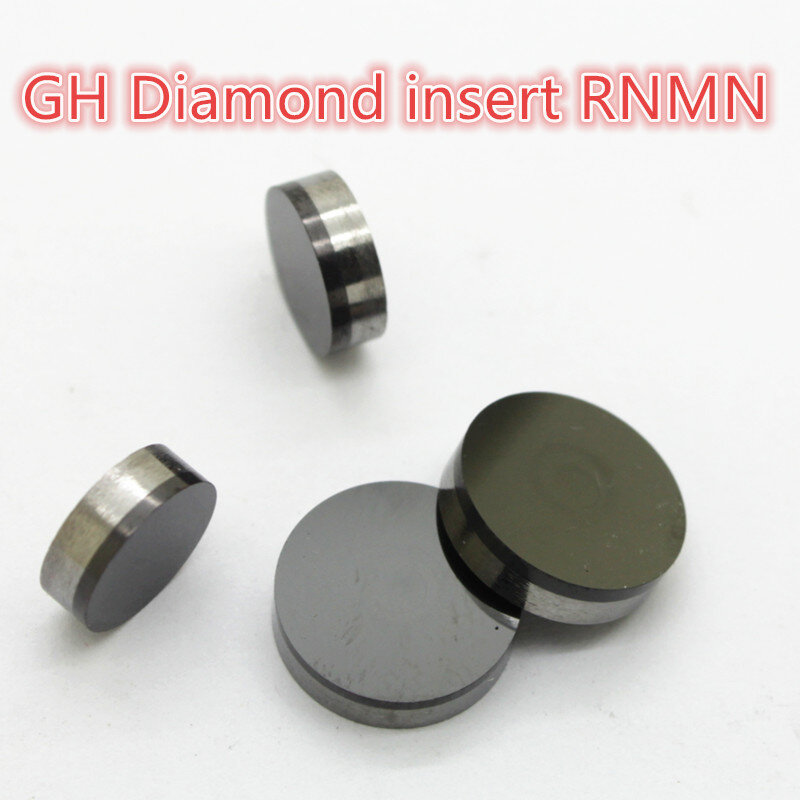 PCD Diamante RNMN090300 Inserto RCMX1209 RCGT10 RCGX RNG Pieno Solido Top PCD su Substrato di Carburo di diamante utensili da taglio