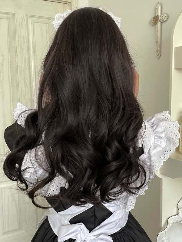 Парик женский синтетический с длинными натуральными волнистыми волосами, 24 дюйма