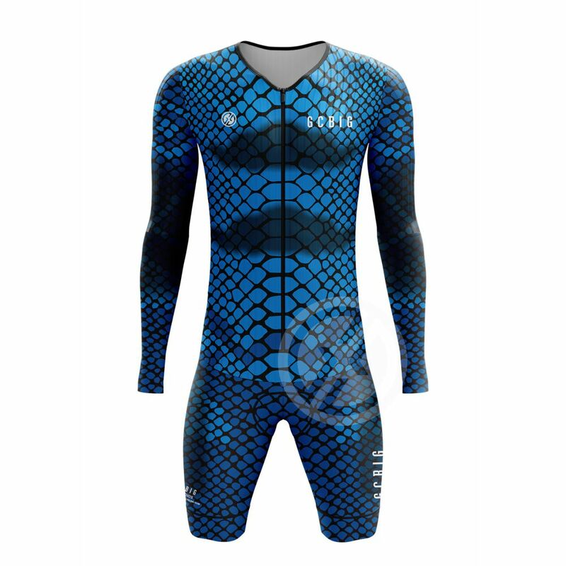 GCBIG Sport Cycling Performance Long Sleeve Skinsuit High Quailty Men Bicycle Clothing Uv Sun Protect Conjunto Ciclismo Hombre