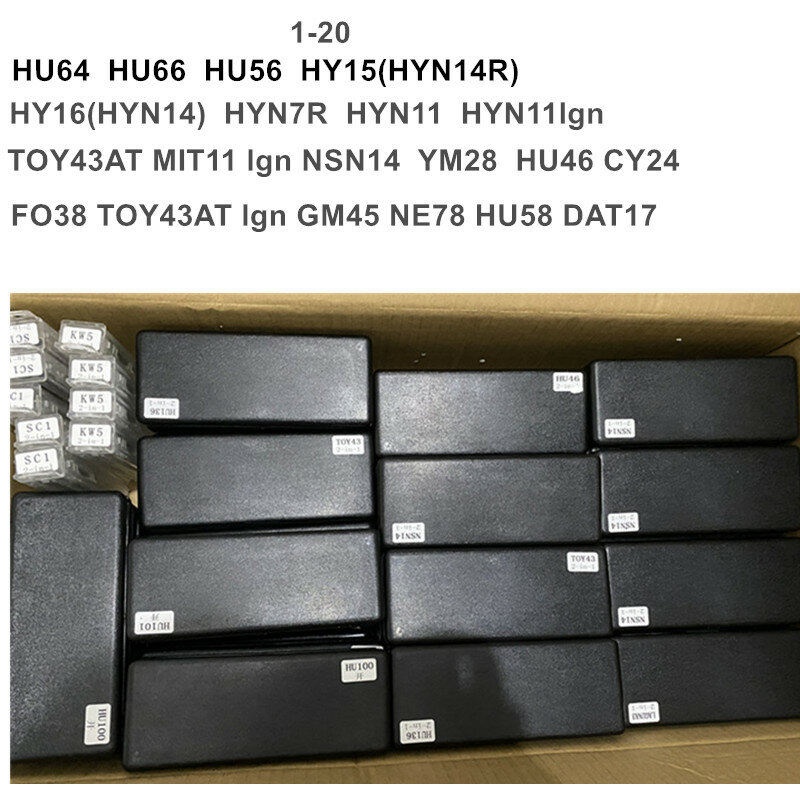 LISHI 3ใน1เครื่องมือ FO38 HU46 YM28 HON66 HY22 HU100 HU101 HU43 HU66 HU92 HU64 HU58 HU100R NE78 YM30 NE66 Lishi 2 IN 1เครื่องมือ