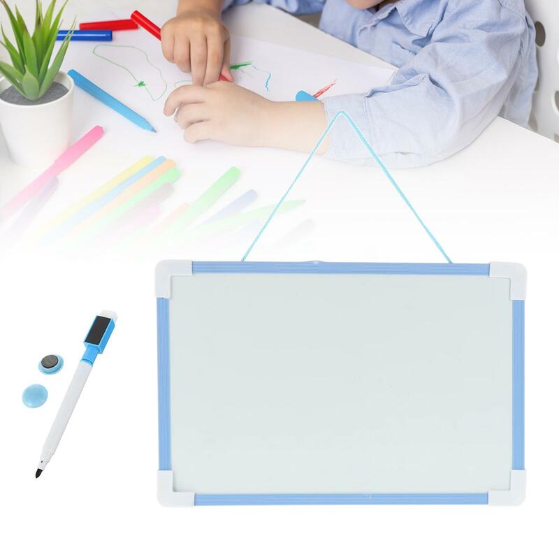 Papan hapus kering gantungan dinding dapat digunakan kembali kecil papan putih papan tulis magnetik