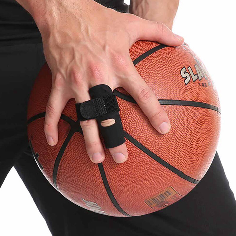 Férula de dedo transpirable, envoltura lavable, antideslizante, Protector de dedos profesional, Protector de vendaje para baloncesto y voleibol, 1 piezas