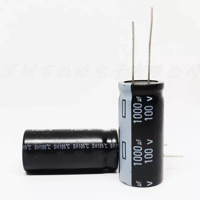 (5 Stuks) 100v1000uf Aluminium Elektrolytische Condensator Volume :18X35Mm 100v1000uf