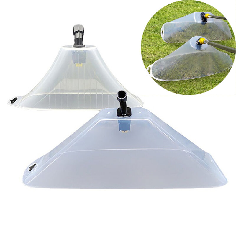 1pc Garden Windproof Sprayer Power Sprinkler Cover Transparent Fan-type Atomizing Nozzle for Agricultural Irrigation Supplies