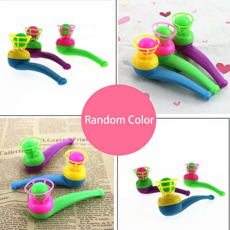 Pipe Ball Toys for Kids Blow Pipe Ball Toy Balancing Blowing Game Balancing Blowing Game Birthday Gifts Random Color Funny Party