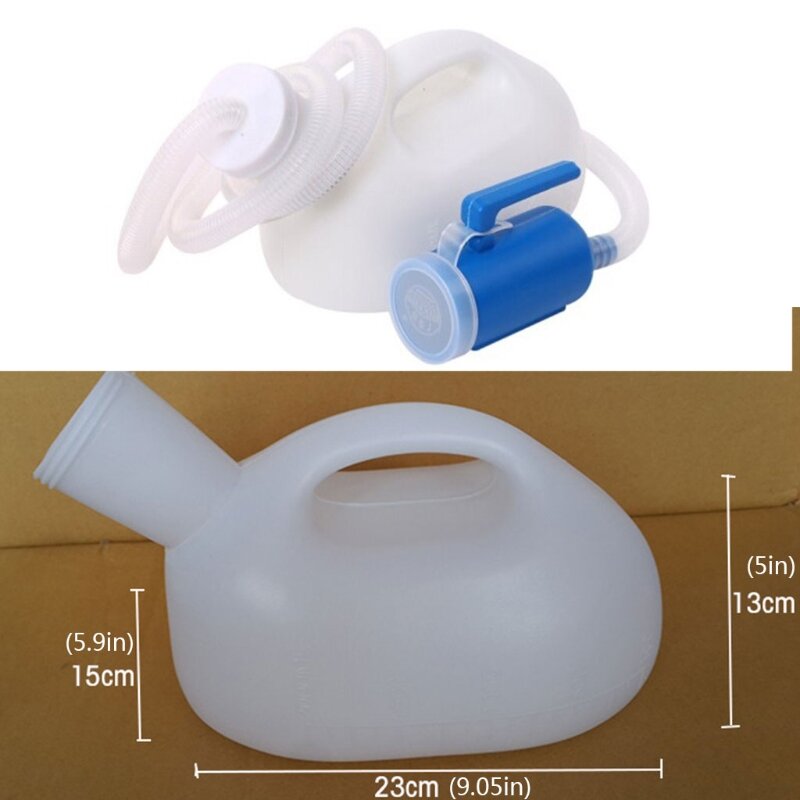 Men's Potty 2000ml for Hospital Camping Car Travel Toilet Universal Urinals Dropship