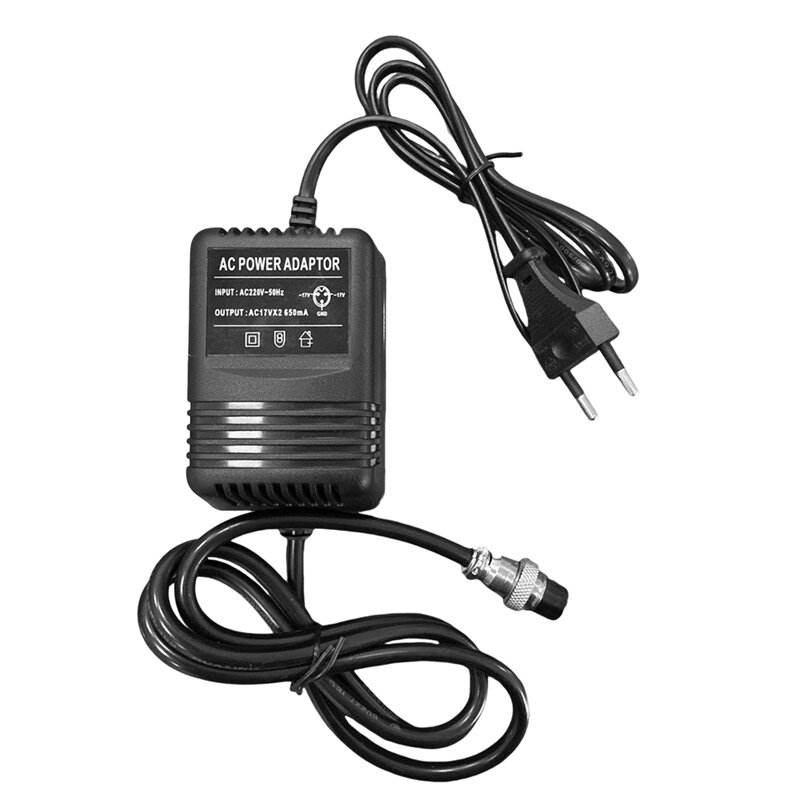 Adaptador de energia para Mixing Console Mixer, Alimentação AC, 15V, 3-Pin Connector, Durable UE Plug, F4