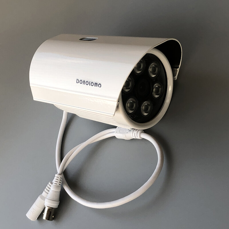DONOLOMO Kamera CCTV Analog AHD Peluru Luar Ruangan Tahan Air Pandangan Malam Kamera Pengawasan Video IR Full HD 1080P