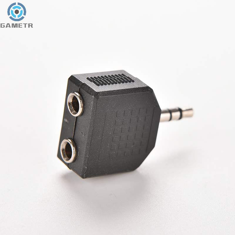 3.5mm Stereo Y Splitter Audio Adapter - 1/8" Male Plug to 2 Dual Female Jacks