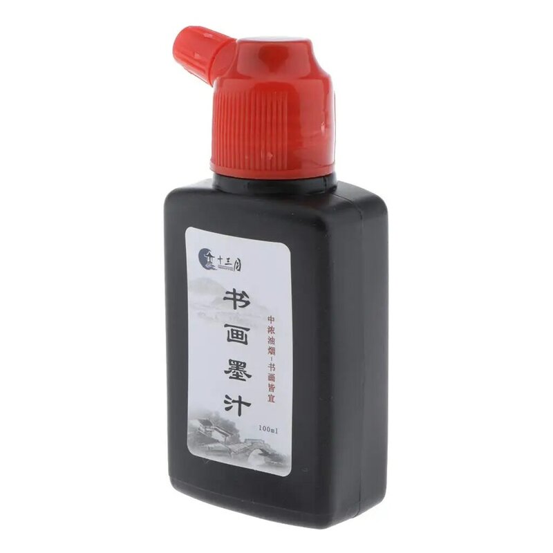 100ml Black  Ink for Japanese Brush Calligraphy & Chinese Traditional Artworks (Black)