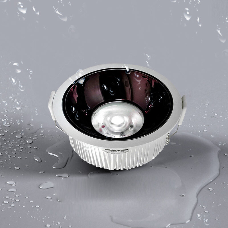 Faretto da incasso impermeabile IP65 a prova di umidità luce a led incorporata antiappannamento cucina bagno bagno plafoniera DC12V,AC220V,7W